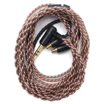 A2Dc конектор Чист меден кабел за слушалки Ath Cks1100 E40 E50 E70 Ls200 Ls300 Ls400 Ckr90 Ckr100 Ls50 Ls70 слушалки