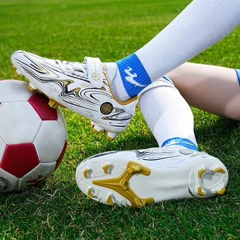 Детски футболни обувки за момчета Обучение на трева Спортове на открито Бърз футбол Tenis Pro Оригинална тенденция Футболни обувки Детски маратонки