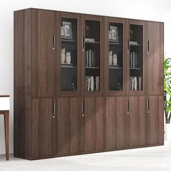 Стойка Метален шкаф Стъкло Модерен италиански дизайнер Офис шкафове Rangement Accent Armoires De Salon Модулни мебели
