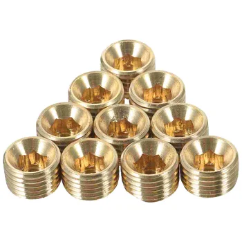 Pipe Plug Drain Pipe 1/4 Npt Plug Pipe Plug Fitting Hose End Cap Pipe Adapter Connector Kitchen Tool Washing Machine