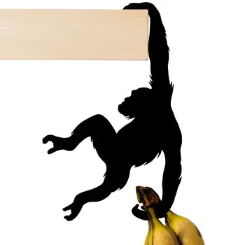 Шимпанзе кука маймуна банан баланс кука кухня магия кука ключодържател горила портфейл кука