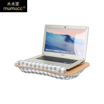 Simple преносим лаптоп бюро универсален ергономичен мека възглавница скута маса стабилна нехлъзгаща подходящ за спалня легло диван библиотека