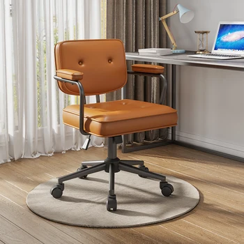  спалня акцент офис стол въртяща се ръка ергономичен дизайнер офис стол удобна медитация Silla ергономия хол стол