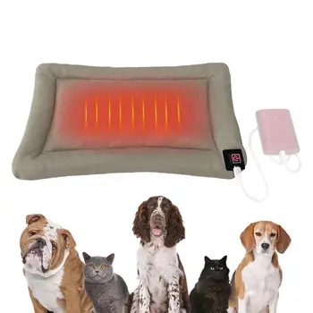 Pet Electric Heating Pad Outdoor Waterproof Pet Warming Pad For Medium Cat Anti-Slip Kitten Small Dog And Kids Type-C Pad