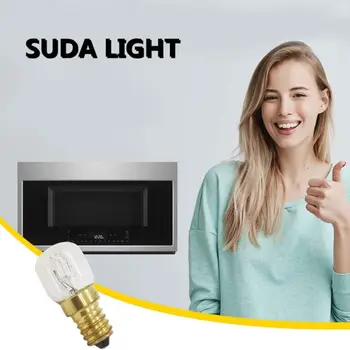  сол крушка фурна светлина горещ волфрам ниска температура хладилник светлина 2700K готварска печка аспиратор лампа топлоустойчив топло бяло.