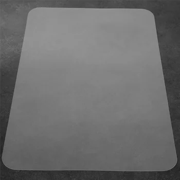 Комплект от 8 прозрачни подложки за място Миеща се бяла маса за хранене Поставете мат Пластмасови неплъзгащи се противообрастващи топлоустойчиви
