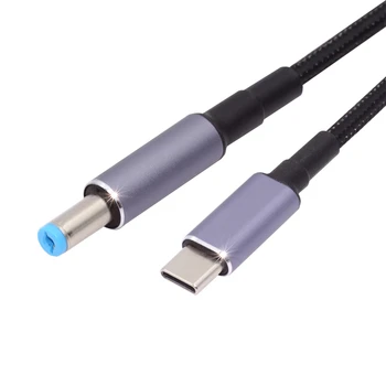 Type C USB-C вход към изход DC 5.5 * 2.1mm 20V мощност 100W 135W 140W 65W кабел за зареждане 1.8m за лаптоп