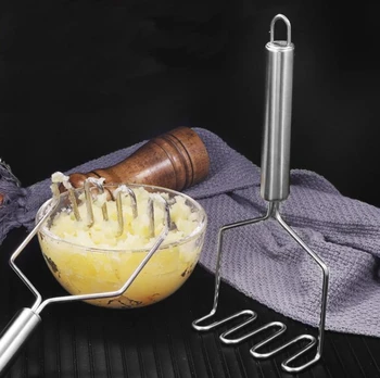  Неръждаема стомана картофен машер картофена трошачка вълна форма Кътър Кухненски аксесоари Кухненски приспособления Инструменти за готвене SN4435