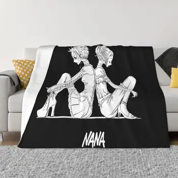 Нана Осаки одеяло топло руно мек фланел японски Harajuku аниме манга хвърлят одеяла за легла диван Начало пролет