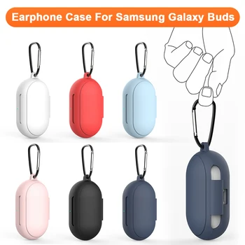 За Samsung Galaxy пъпки Защитен капак Кутия за зареждане Anti Fall силиконов защитен ръкав Bluetooth калъф за слушалки аксесоари