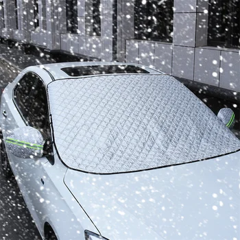 Car сняг лед протектор прозорец предното стъкло слънце сянка предно задно стъкло блок капак козирка авто екстериор