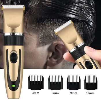 Електрически тример за коса Самобръсначка Начало Тримери за мъже Машинка за подстригване Професионални акумулаторни самобръсначки Бръснар машина за рязане на коса