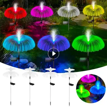 Слънчеви медузи светлини двуслойно външно осветление медузи тревата светлина промяна пейзаж градина светлина пътека декорация