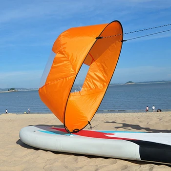 108Cm/42 инчова сгъваема дъска Wind Paddle Лесна настройка Wind Sail Kayak Downwind Kit Kayak Кану Надуваема лодка