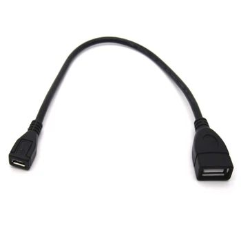 USB 2.0 женски към микро USB женски адаптер USB 2.0 кабел за пренос на данни