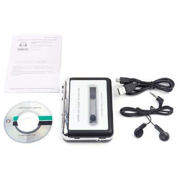1Set Walkman USB лентов плейър многофункционален удобен транскрипция на лента MP3 пластмаса