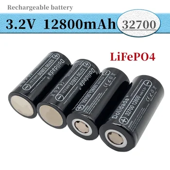 100% оригинален 3.2V 32700 12800mAh Батерия с висока мощност LiFePO4 акумулаторна батерия, подходяща за батерии за отвертки