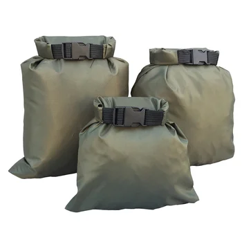  3Pcs / Set многофункционален лек плаващи чанта суха чанта водоустойчива чанта 30D найлон водоустойчиви чанти 1.5L 2.5L 3.5L