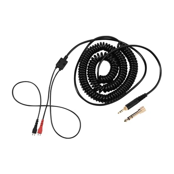 Резервен кабел с пружинна намотка за Sennheiser HD25 / 560/540 / 480/430 слушалки слушалки