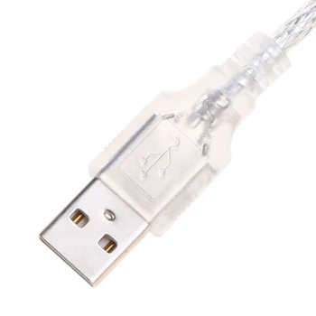  4.5ft USB мъжки към Firewire iEEE 1394 4 пинов мъжки iLink адаптер кабел кабел за DCR-TRV75E DV камера