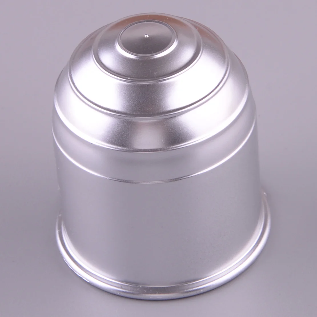 Universal 2 инчов теглич топка капак капачка теглич за кола каравана ремарке кемпер сребро пластмаса